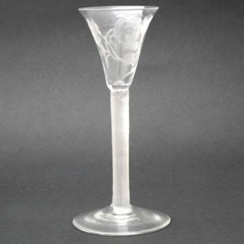 Lot 139 - Continental wine glass after a Jacobite original.