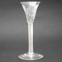 Lot 139 - Continental wine glass after a Jacobite original.