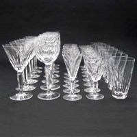 Lot 157 - Suite of waterford table glass (38pieces) 