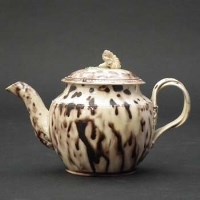 Lot 217 - Small Whieldon type teapot and cover circa 1760