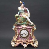 Lot 261 - Paris porcelain clock