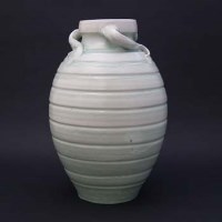 Lot 311 - Brannam vase.