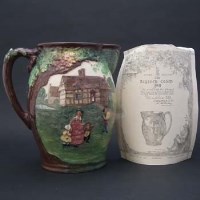 Lot 331 - Royal Doulton Regency Coach jug