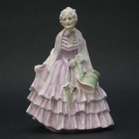 Lot 338 - 'Gentlewoman' Royal  Doulton figure.