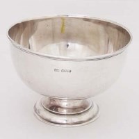 Lot 376 - Silver rose bowl.