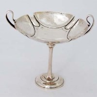 Lot 395 - Silver stemdish