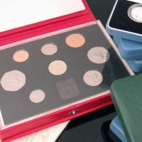 Lot 408 - Collection of proof GB cased coins.