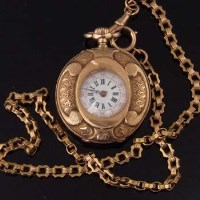 Lot 515 - Pocket watch and chain