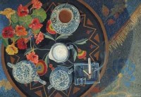 Lot 542 - Ernest A. Newton, Coffee for One, oil.