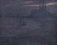 Lot 576 - Mary McCrossan, Electric Power Station, oil.