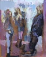 Lot 617 - F.J. England, Doing Nout, acrylic.