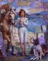Lot 633 - Bohuslav Barlow, Shoreline Piper, oil.