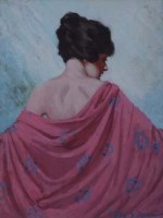 Lot 645 - George Scholefield Dixon, Portrait of a lady, oil.