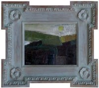 Lot 647 - Geoffrey Key, Winter Sun Nab, oil.