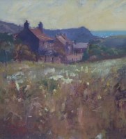 Lot 650 - John Boyd, Coastal Dorset view, oil.