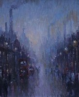 Lot 653 - Reg Gardner, Castleton, Rochdale, oil.