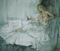 Lot 752 - After Russell Flint, Primavera, signed print.
