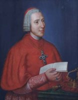 Lot 782 - Continental School, 19th Century, The Cardinal, oil on canvas.