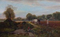 Lot 806 - James Peel, Morning, oil.