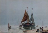 Lot 814 - Ernest Stuart, Coastal views, watercolour (2)