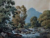 Lot 815 - Percy Lancaster, A Bend on the Duddon, watercolour
