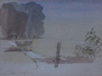 Lot 823 - Sir Hugh Casson, Farm Wagon, watercolour.