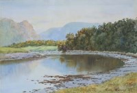 Lot 845 - Warren Williams, Summers Day on the Glaslyn, watercolour.