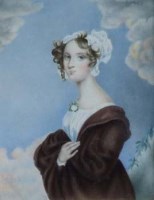 Lot 852 - Continental School, 19th century, Female portraits, miniatures (5).