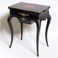 Lot 889 - Boulle work table.