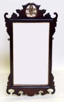 Lot 903 - George III style mahogany wall mirror