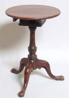 Lot 913 - George III mahogany tripod table