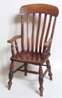 Lot 914 - Victorian Windsor elbow chair