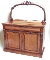 Lot 948 - Mid Victorian mahogany chiffonier