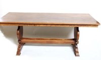 Lot 949 - Oak refectory style table