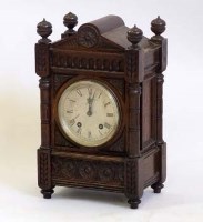 Lot 38 - Edwardian mantel clock.