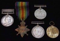 Lot 46 - Family group of medals awarded to the McLoughlin family (5)