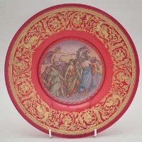 Lot 94 - Ruby Flashed Dish