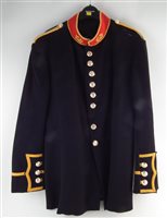 Lot 111 - Seven Royal Marines bandsman's tunics