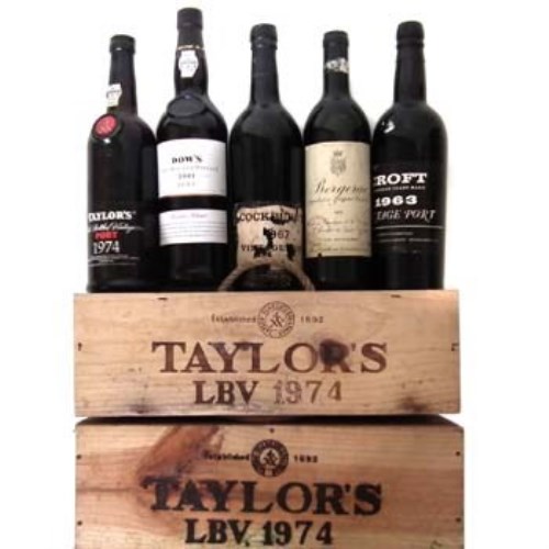 Lot 52 - Two bottles of Taylors 1974 Port, also Croft