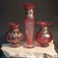 Lot 88 - Anthony Stern three vases.