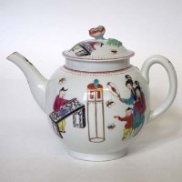 Lot 108 - Worcester teapot circa 1770.