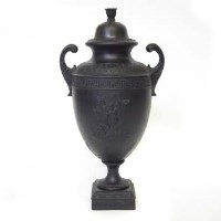 Lot 111 - Wedgwood and Bentley black basalt vase circa 1770