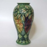 Lot 165 - Moorcroft rainforest vase.