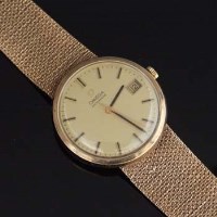 Lot 360 - Man's omega gold wristwatch.