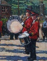 Lot 408 - Albert Grice, The Whit Walks, oil