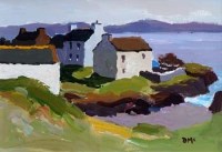 Lot 417 - Donald McIntyre, Port Charlotte No. 2, acrylic