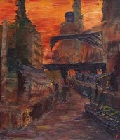 Lot 442 - Julie Forrester, Canal, oil