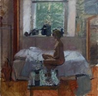 Lot 453 - Ken Howard, Waiting, oil