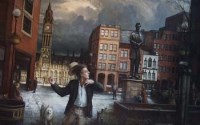 Lot 464 - Bohuslav Barlow, Lincoln Square, Manchester, oil