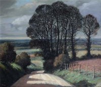 Lot 476 - Max Hofler, Winter Landscape, Berkshire, oil